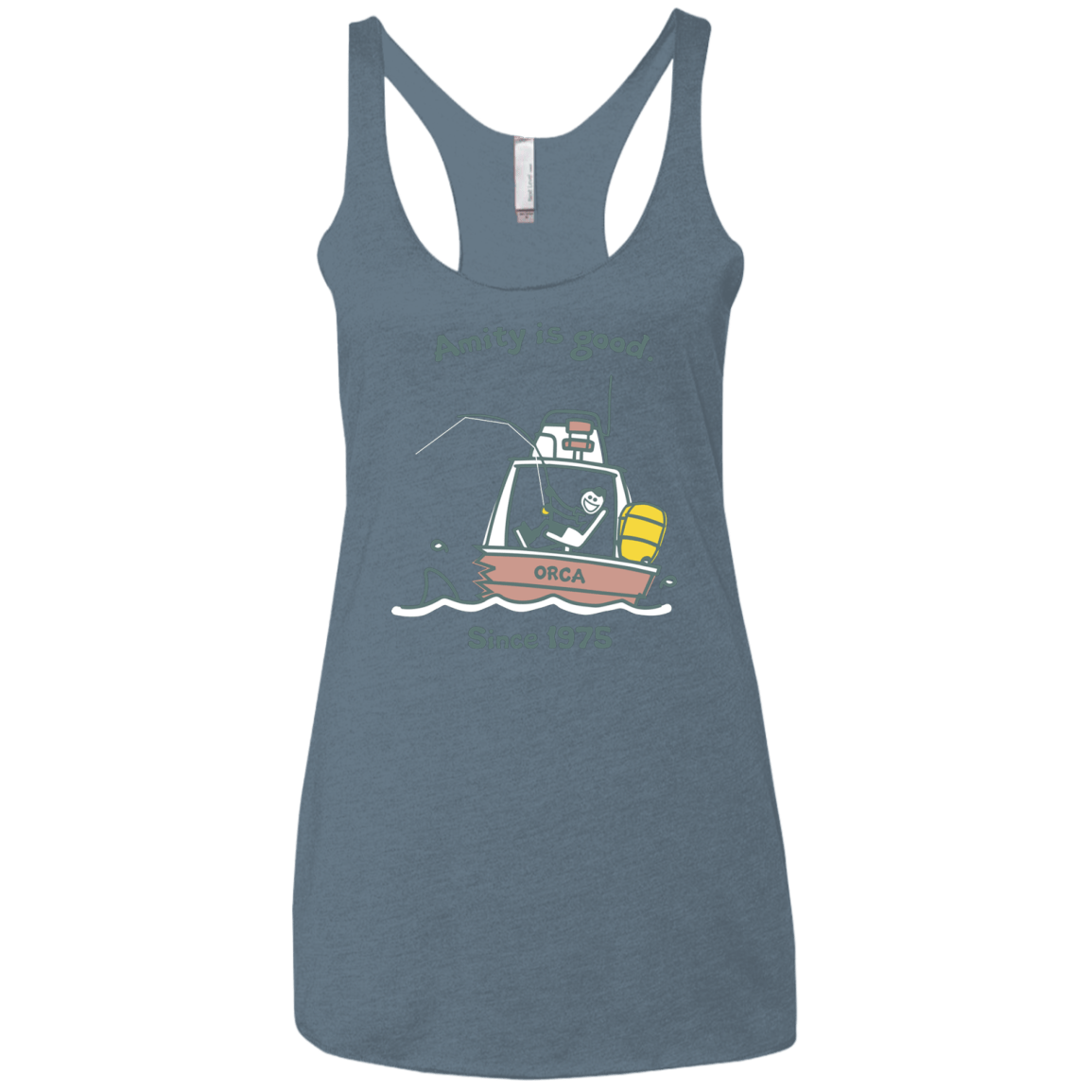 T-Shirts Indigo / X-Small Amity Is Good Women's Triblend Racerback Tank