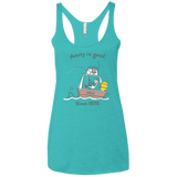 T-Shirts Tahiti Blue / X-Small Amity Is Good Women's Triblend Racerback Tank