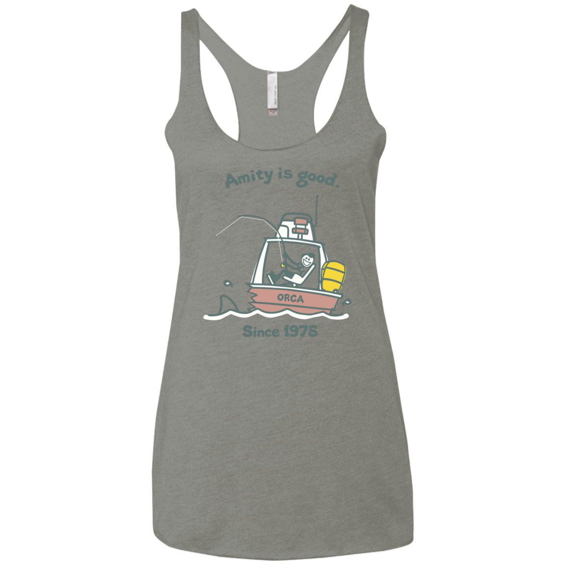 T-Shirts Venetian Grey / X-Small Amity Is Good Women's Triblend Racerback Tank