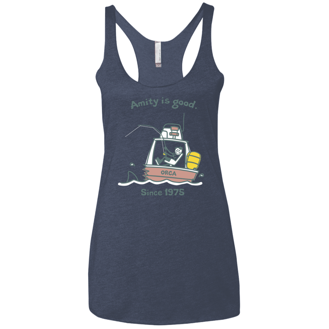 T-Shirts Vintage Navy / X-Small Amity Is Good Women's Triblend Racerback Tank