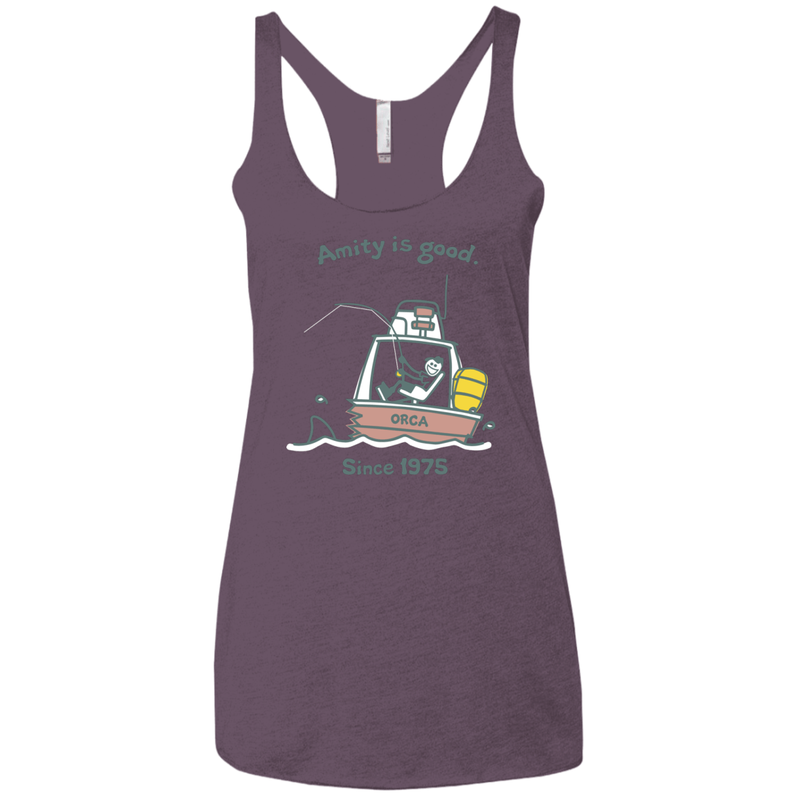 T-Shirts Vintage Purple / X-Small Amity Is Good Women's Triblend Racerback Tank