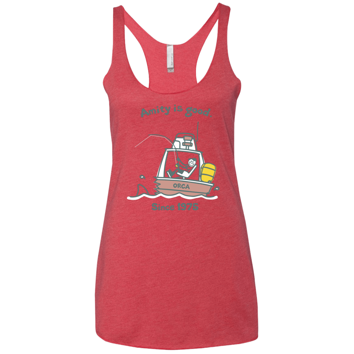 T-Shirts Vintage Red / X-Small Amity Is Good Women's Triblend Racerback Tank