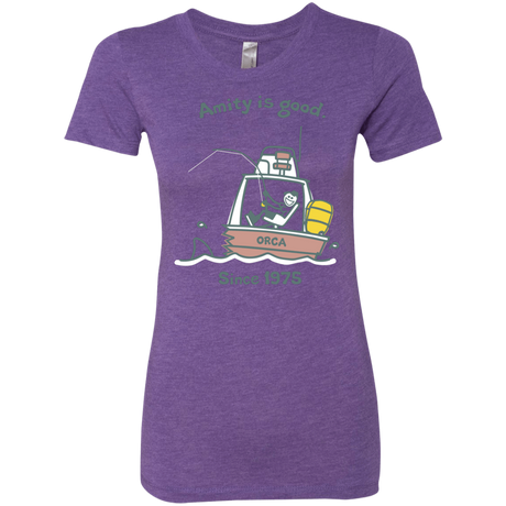 T-Shirts Purple Rush / Small Amity Is Good Women's Triblend T-Shirt