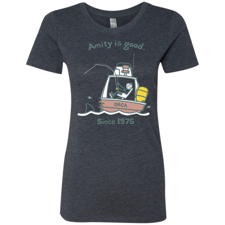T-Shirts Vintage Navy / Small Amity Is Good Women's Triblend T-Shirt