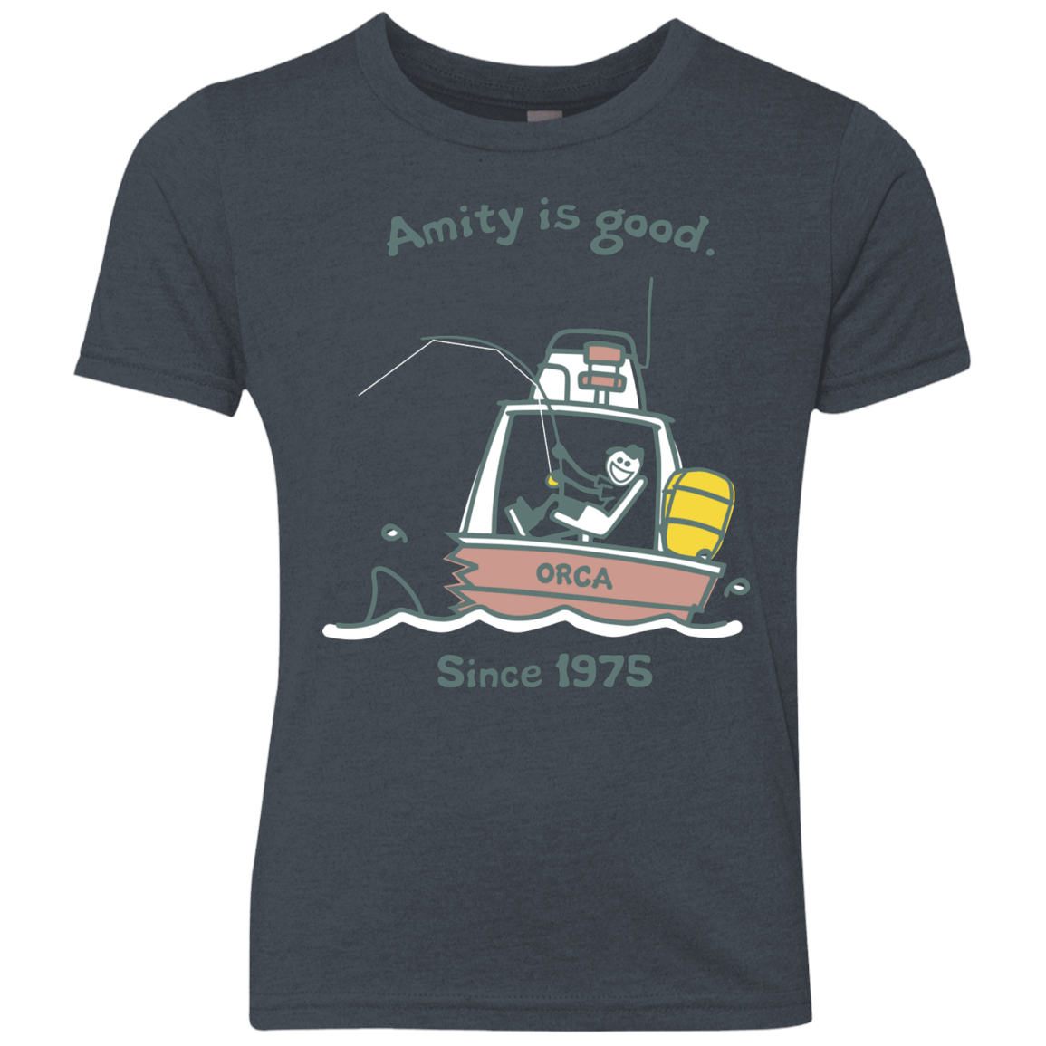 T-Shirts Vintage Navy / YXS Amity Is Good Youth Triblend T-Shirt