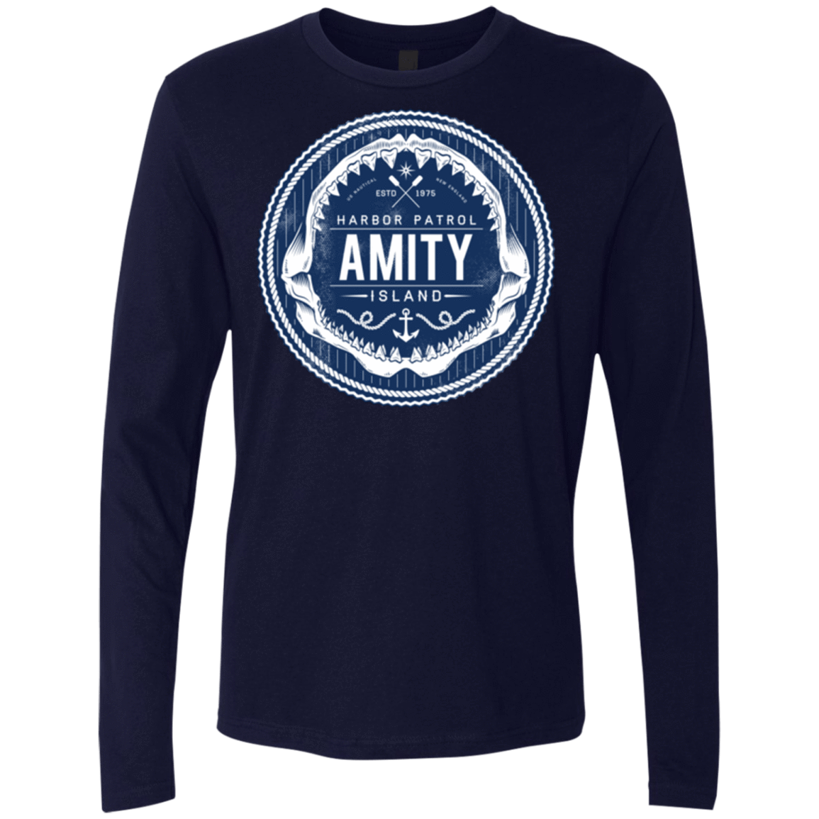 T-Shirts Midnight Navy / Small Amity nemons Men's Premium Long Sleeve