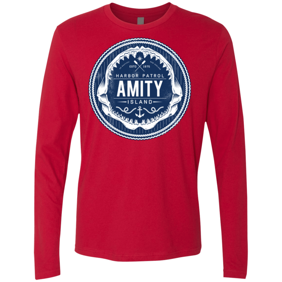 T-Shirts Red / Small Amity nemons Men's Premium Long Sleeve