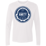 T-Shirts White / Small Amity nemons Men's Premium Long Sleeve