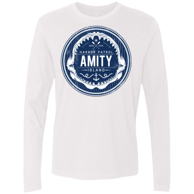 T-Shirts White / Small Amity nemons Men's Premium Long Sleeve