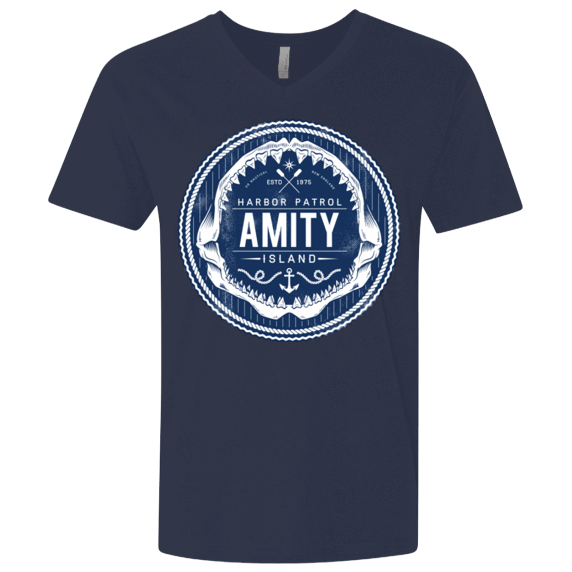 T-Shirts Midnight Navy / X-Small Amity nemons Men's Premium V-Neck