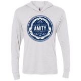 T-Shirts Heather White / X-Small Amity nemons Triblend Long Sleeve Hoodie Tee