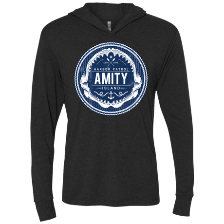 T-Shirts Vintage Black / X-Small Amity nemons Triblend Long Sleeve Hoodie Tee