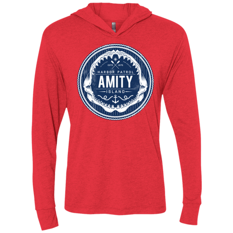 T-Shirts Vintage Red / X-Small Amity nemons Triblend Long Sleeve Hoodie Tee