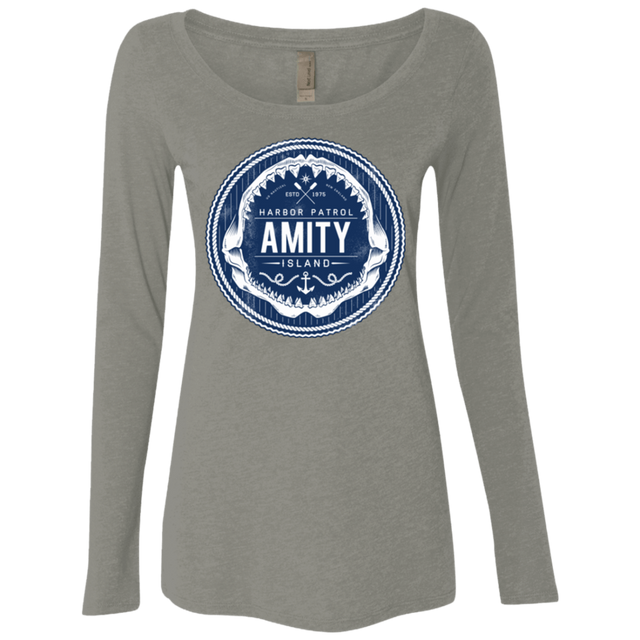 T-Shirts Venetian Grey / Small Amity nemons Women's Triblend Long Sleeve Shirt