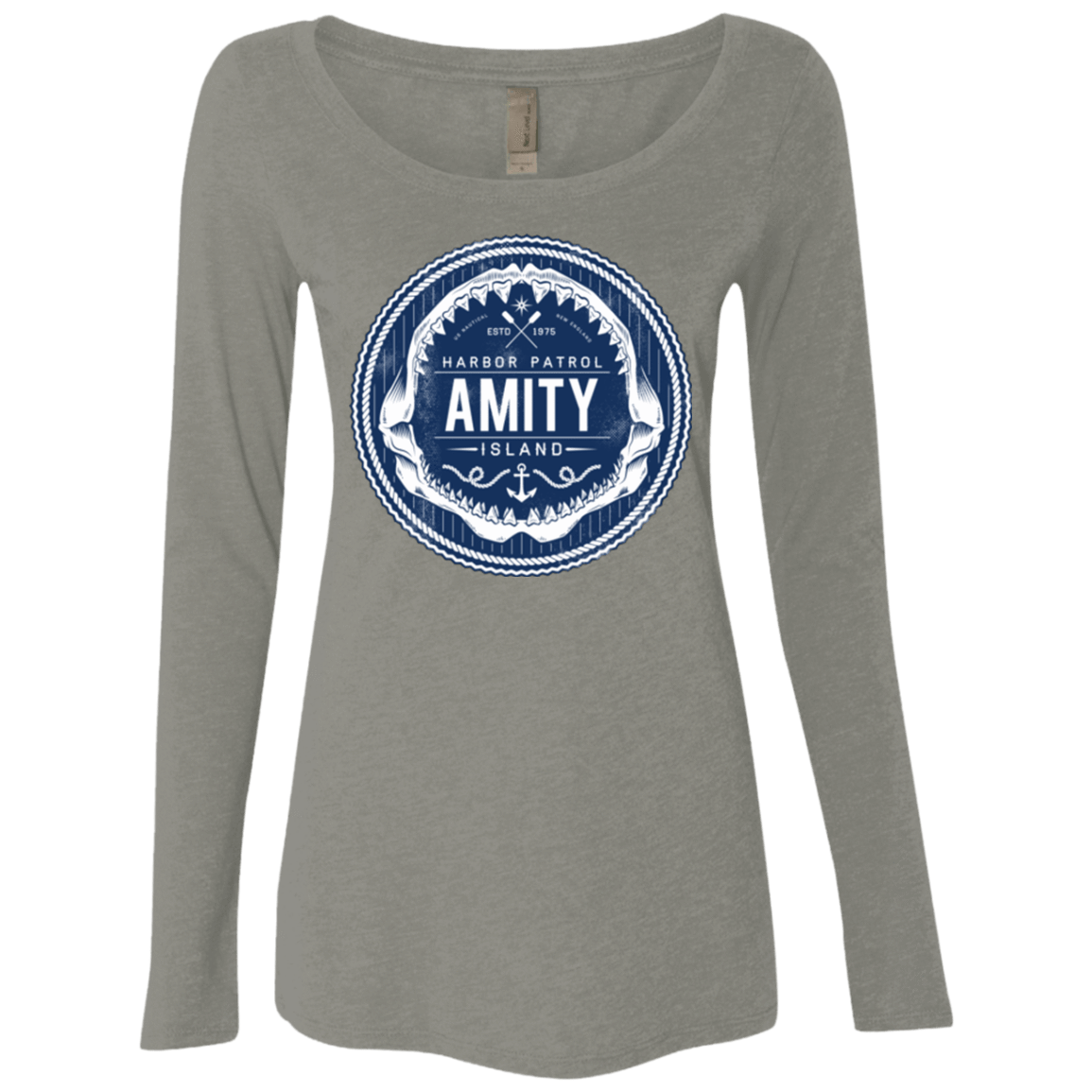 T-Shirts Venetian Grey / Small Amity nemons Women's Triblend Long Sleeve Shirt