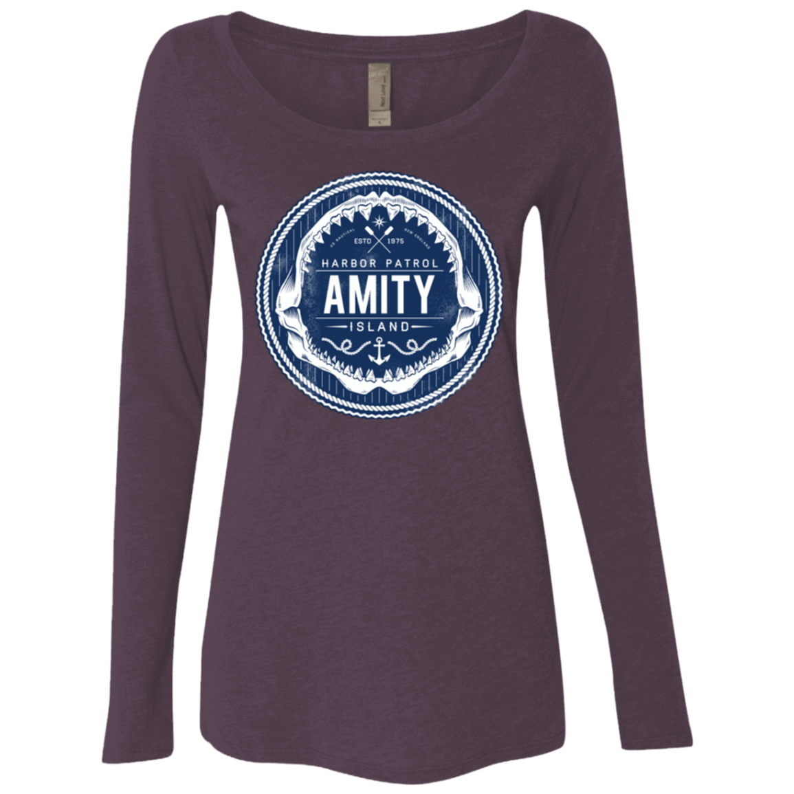 T-Shirts Vintage Purple / Small Amity nemons Women's Triblend Long Sleeve Shirt