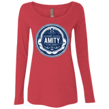T-Shirts Vintage Red / Small Amity nemons Women's Triblend Long Sleeve Shirt