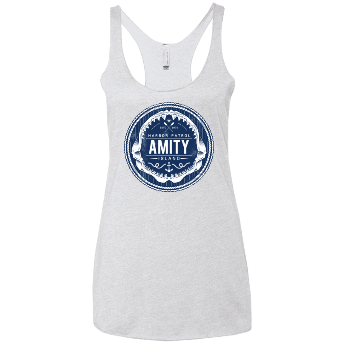 T-Shirts Heather White / X-Small Amity nemons Women's Triblend Racerback Tank