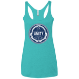 T-Shirts Tahiti Blue / X-Small Amity nemons Women's Triblend Racerback Tank