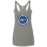 T-Shirts Venetian Grey / X-Small Amity nemons Women's Triblend Racerback Tank