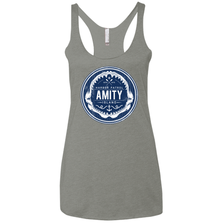 T-Shirts Venetian Grey / X-Small Amity nemons Women's Triblend Racerback Tank