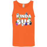 T-Shirts Orange / S Among us Kinda Sus Men's Tank Top