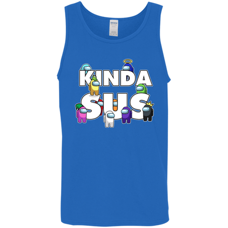 T-Shirts Royal / S Among us Kinda Sus Men's Tank Top