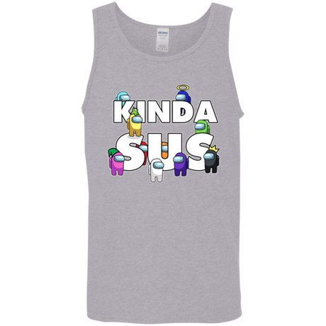 T-Shirts Sport Grey / S Among us Kinda Sus Men's Tank Top
