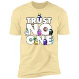 T-Shirts Banana Cream / S Among Us Trust No One Men's Premium T-Shirt