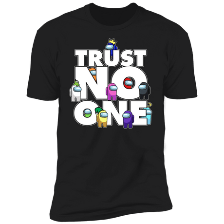 T-Shirts Black / S Among Us Trust No One Men's Premium T-Shirt