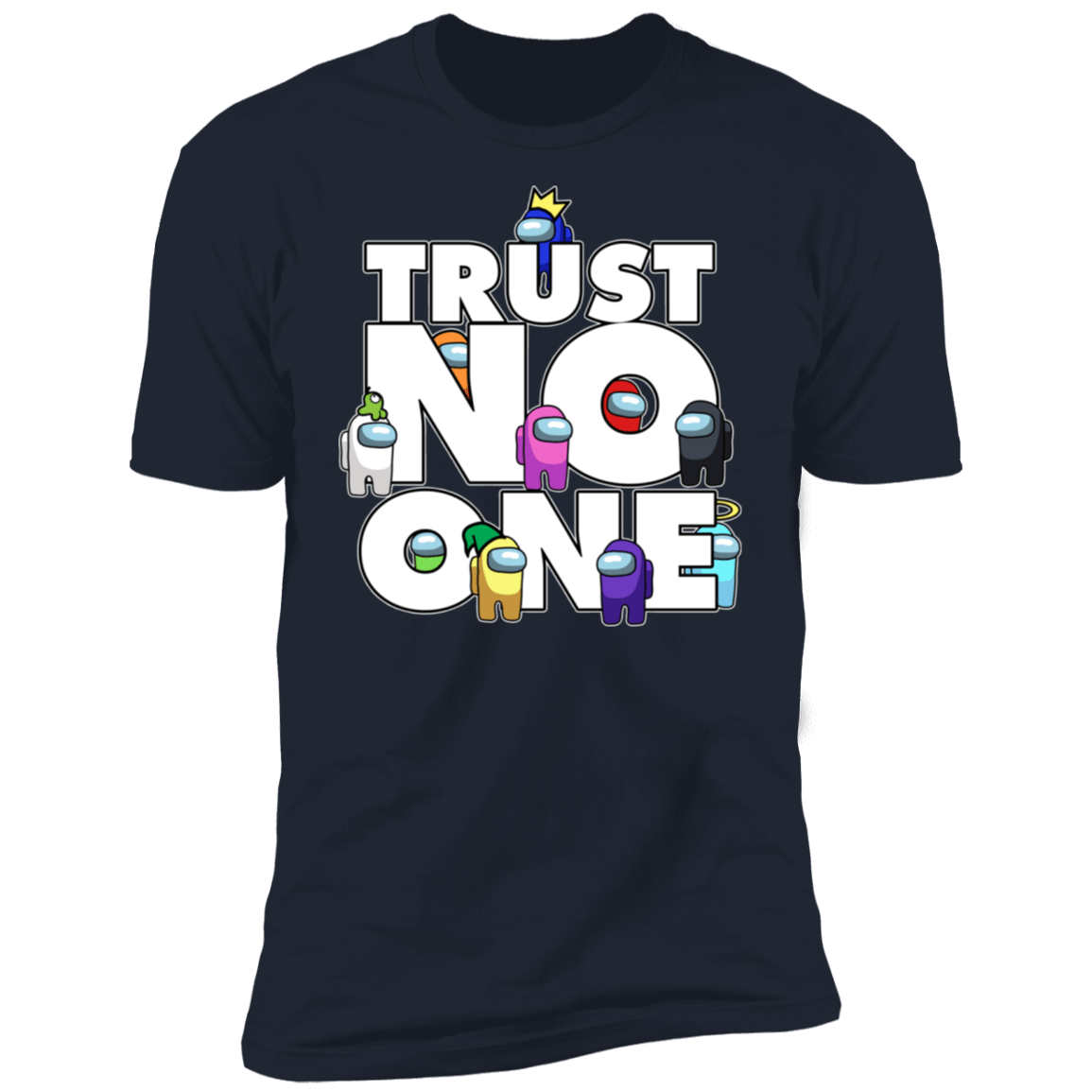 T-Shirts Midnight Navy / S Among Us Trust No One Men's Premium T-Shirt