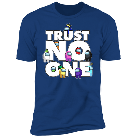 T-Shirts Royal / S Among Us Trust No One Men's Premium T-Shirt