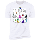 T-Shirts White / S Among Us Trust No One Men's Premium T-Shirt
