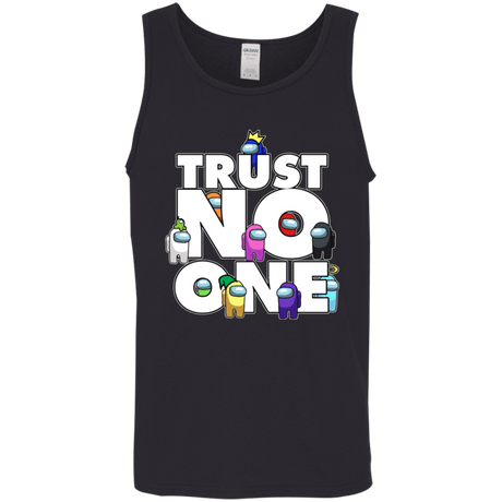 T-Shirts Black / S Among Us Trust No One Men's Tank Top