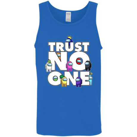 T-Shirts Royal / S Among Us Trust No One Men's Tank Top