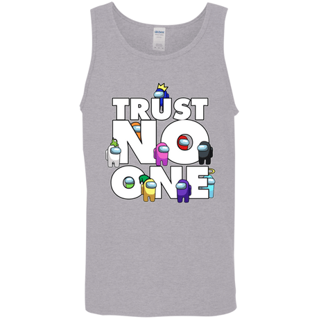 T-Shirts Sport Grey / S Among Us Trust No One Men's Tank Top