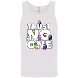 T-Shirts White / S Among Us Trust No One Men's Tank Top