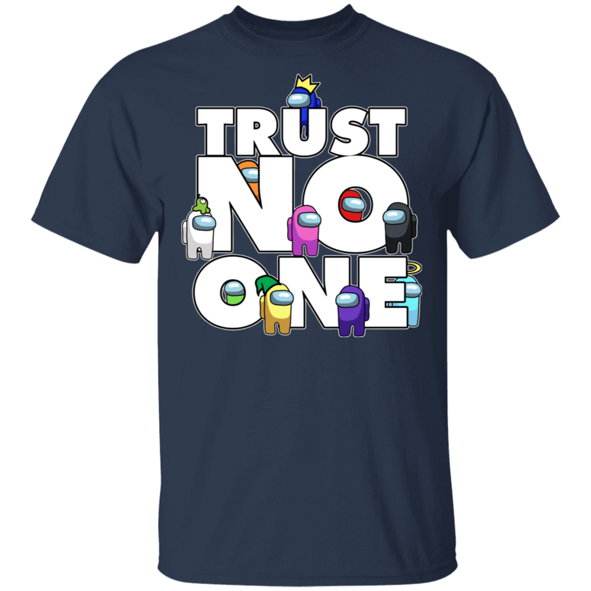 T-Shirts Navy / S Among Us Trust No One T-Shirt