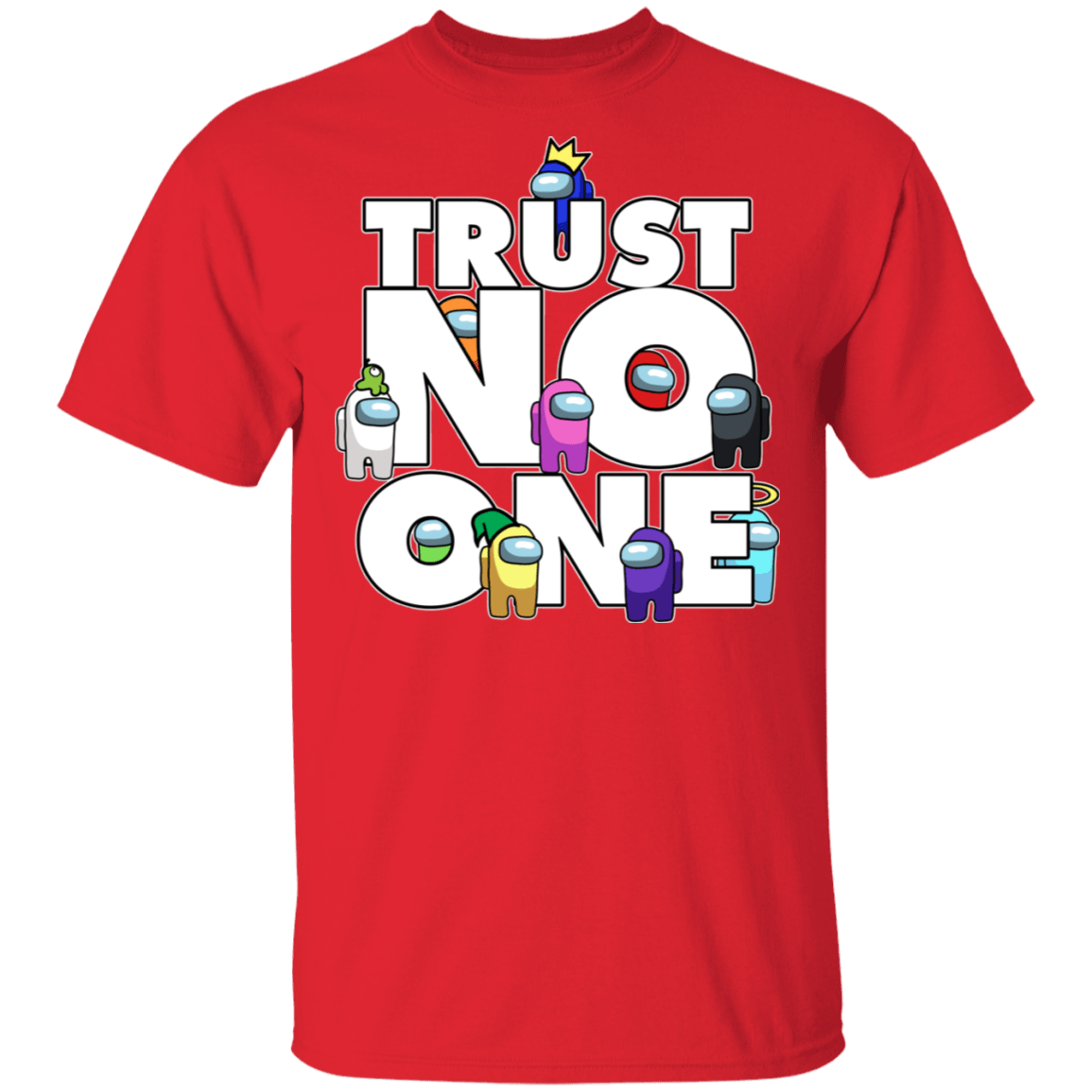 T-Shirts Red / S Among Us Trust No One T-Shirt