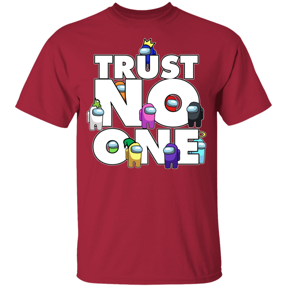 T-Shirts Cardinal / YXS Among Us Trust No One Youth T-Shirt