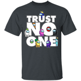 T-Shirts Dark Heather / YXS Among Us Trust No One Youth T-Shirt