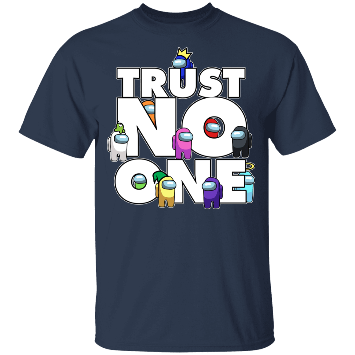 T-Shirts Navy / YXS Among Us Trust No One Youth T-Shirt