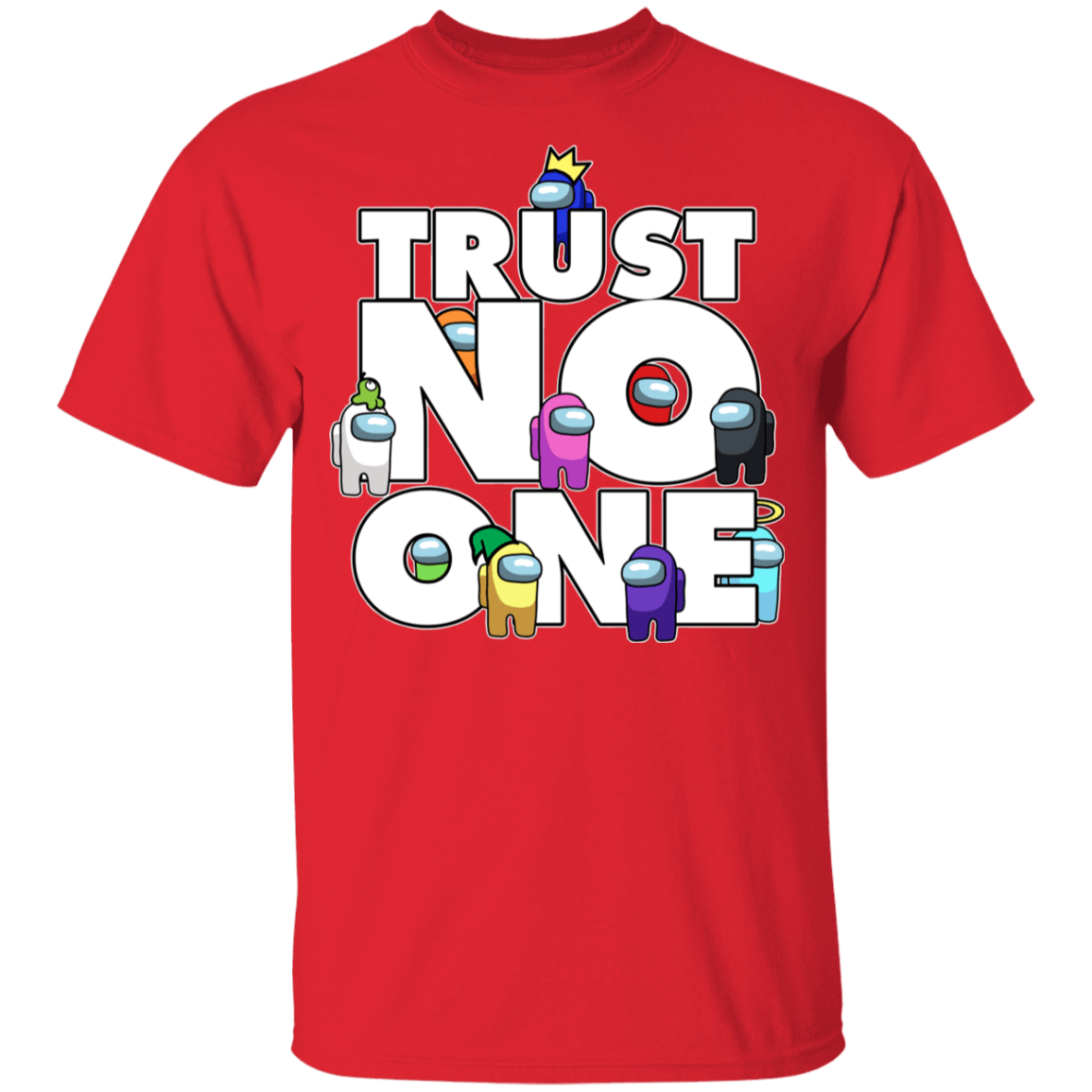 T-Shirts Red / YXS Among Us Trust No One Youth T-Shirt