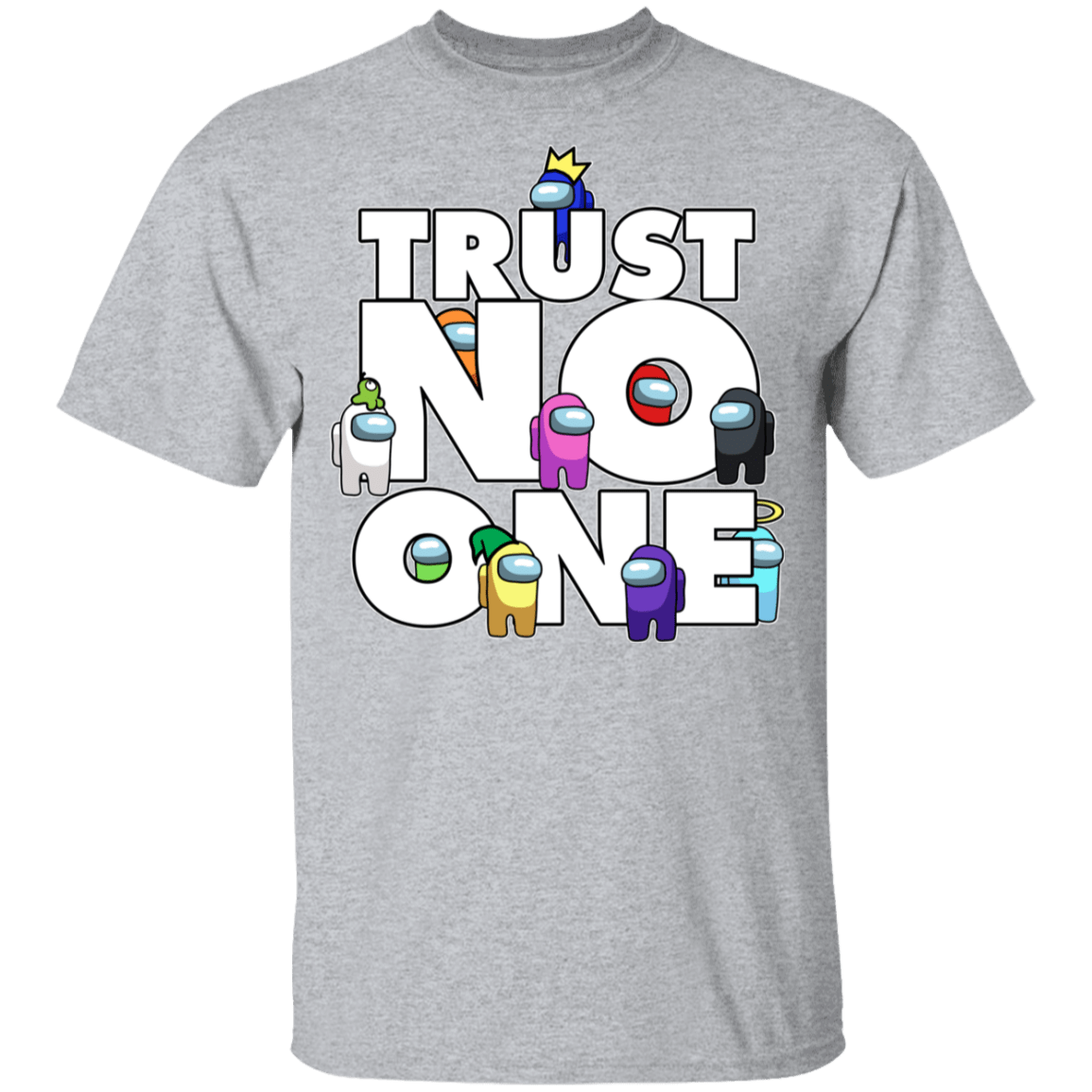 T-Shirts Sport Grey / YXS Among Us Trust No One Youth T-Shirt