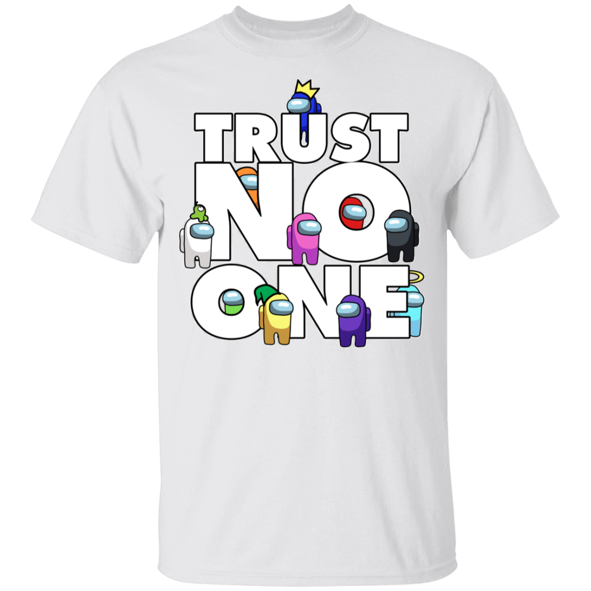 T-Shirts White / YXS Among Us Trust No One Youth T-Shirt
