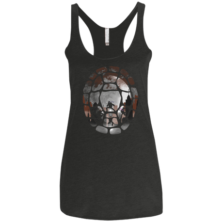 T-Shirts Vintage Black / X-Small Amphibian Heroes Women's Triblend Racerback Tank