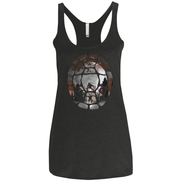 T-Shirts Vintage Black / X-Small Amphibian Heroes Women's Triblend Racerback Tank