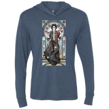 T-Shirts Indigo / X-Small An Endless Dream Triblend Long Sleeve Hoodie Tee