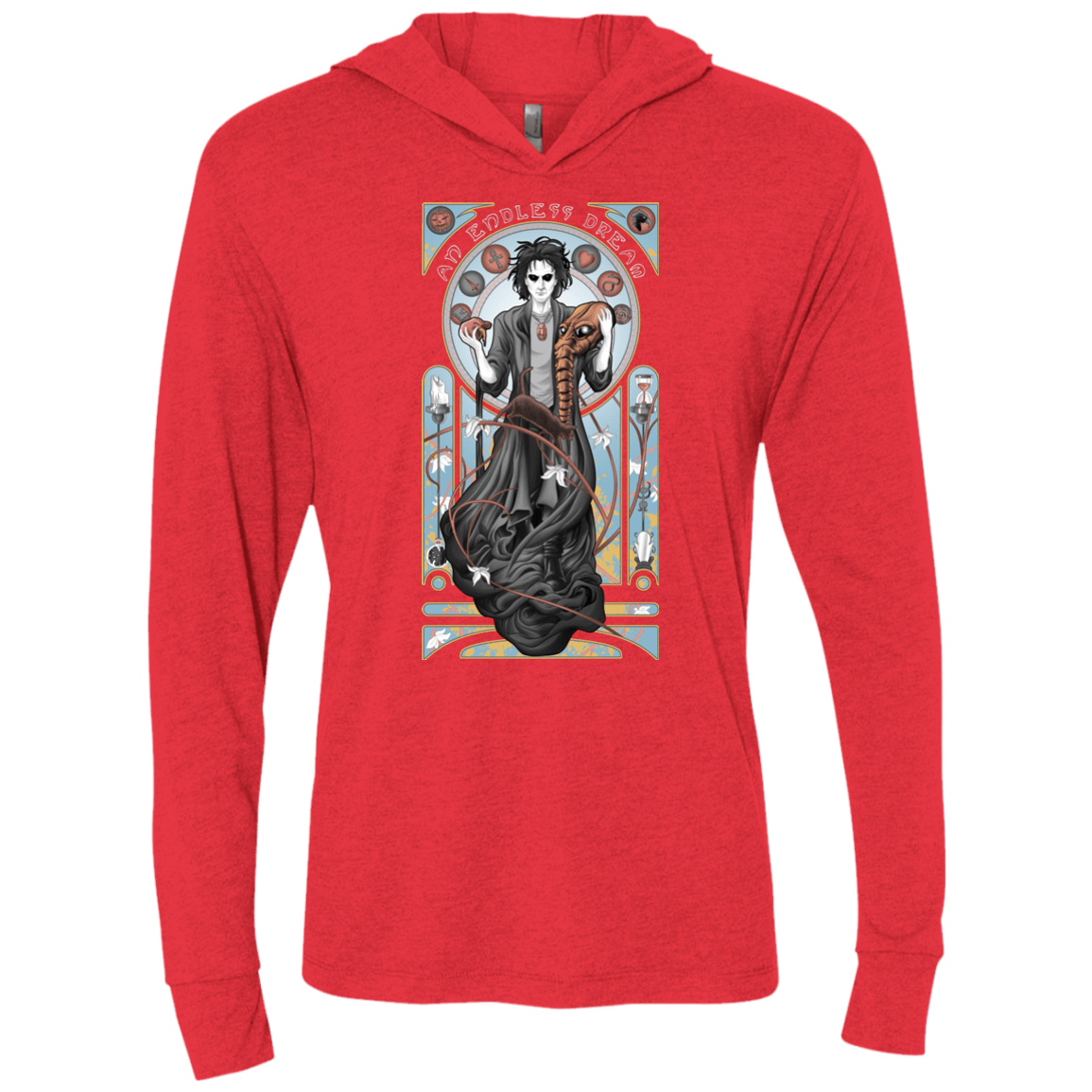 T-Shirts Vintage Red / X-Small An Endless Dream Triblend Long Sleeve Hoodie Tee