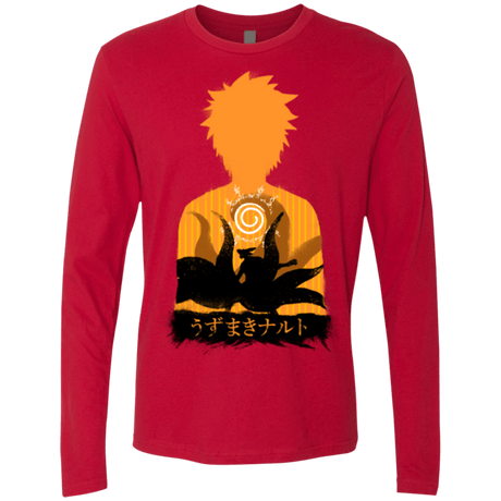 T-Shirts Red / Small An inner battle Men's Premium Long Sleeve